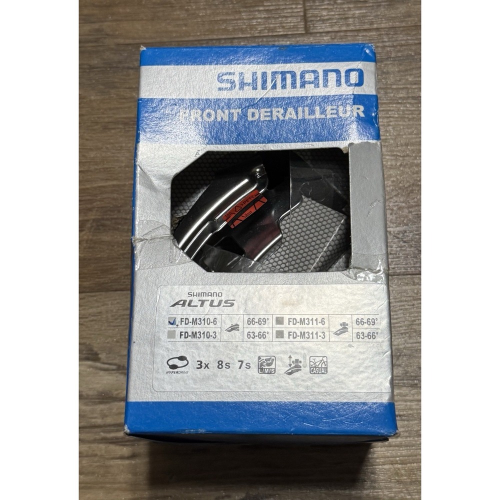 Shimano Altus FD-M310-6 7/8sp Top Swing Front Derailleur Brand New